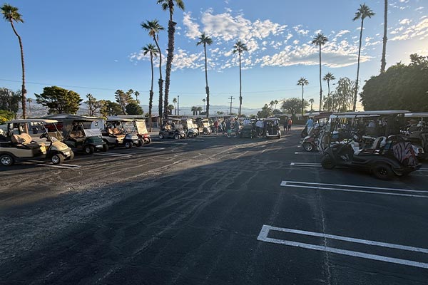 Opening day for the 2026 season on the Millennium Course